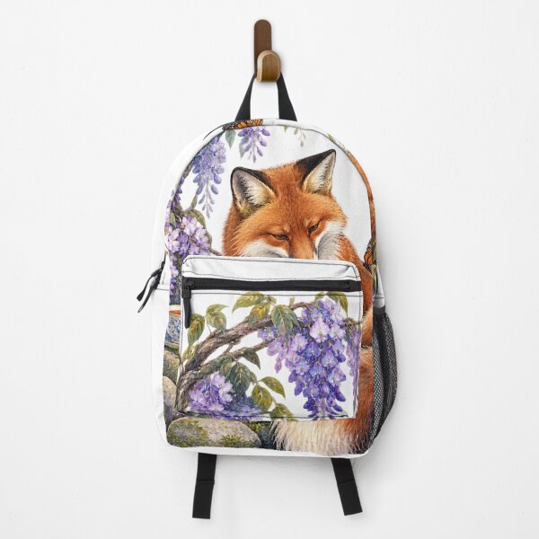 Item preview, Fox Reading Beneath Wisteria Garden designed and sold by SiripornSeaynng.