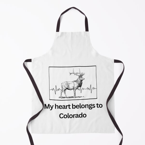Item preview, My Heart Belongs to Colorado – Elk & Heartbeat Design designed and sold by GiftableGems.