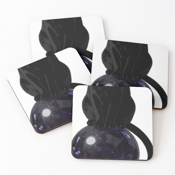 Item preview, Gothic Black Cat Amethyst Scrying Orb designed and sold by IllumeInk.