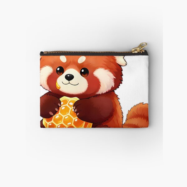 Item preview, Cute Baby Red Panda Hugging Golden Honeycomb designed and sold by pumsquare.