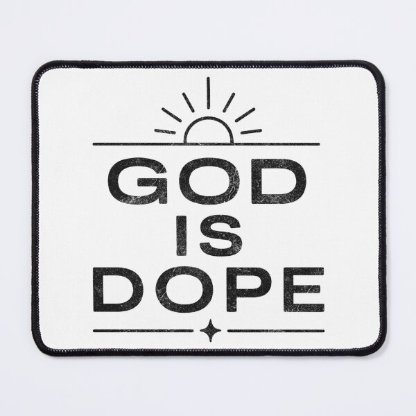 Item preview, God Is Dope Christian Faith Typography designed and sold by pixiedustpaint.