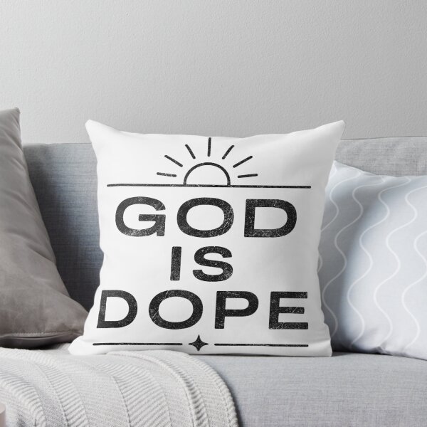 Item preview, God Is Dope Christian Faith Typography designed and sold by pixiedustpaint.
