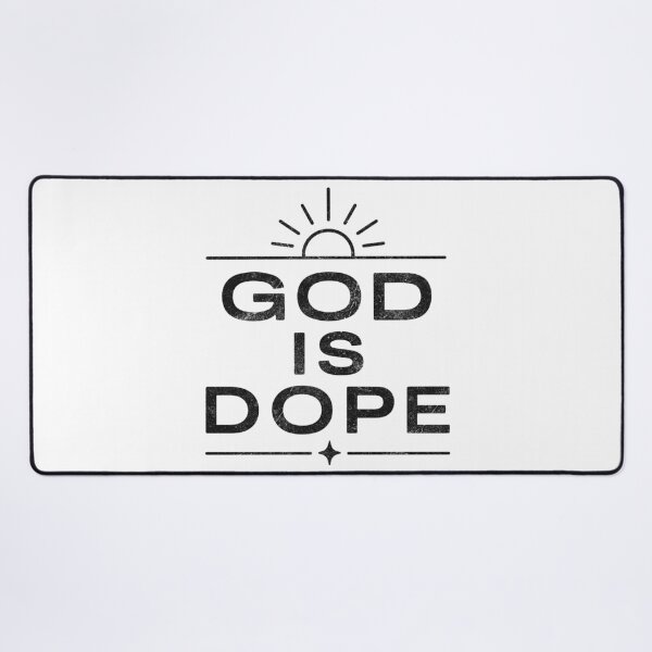 Item preview, God Is Dope Christian Faith Typography designed and sold by pixiedustpaint.