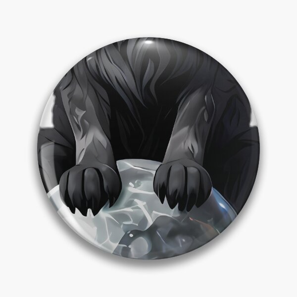Item preview, Gothic Shadow Wolf Moonstone Scrying Orb designed and sold by IllumeInk.