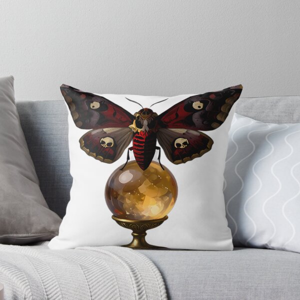 Item preview, Gothic Deaths Head Hawkmoth Amber Orb designed and sold by IllumeInk.