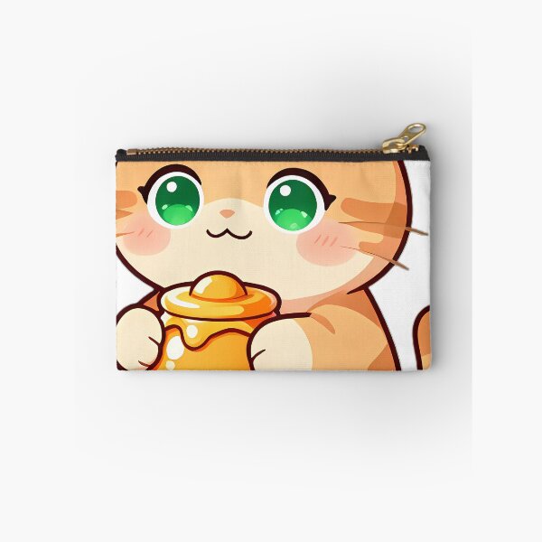 Item preview, Cute Orange Tabby Kitten Hugging Honey Pot designed and sold by pumsquare.