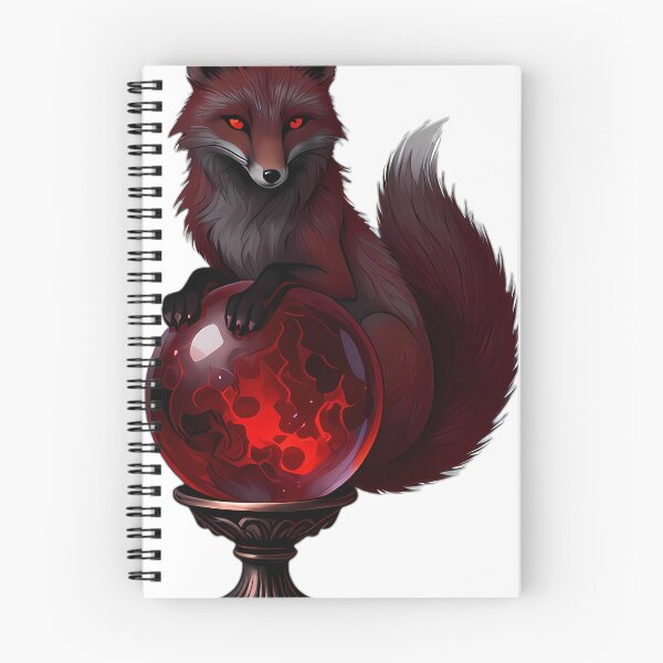 Item preview, Gothic Fox Carnelian Scrying Orb designed and sold by IllumeInk.