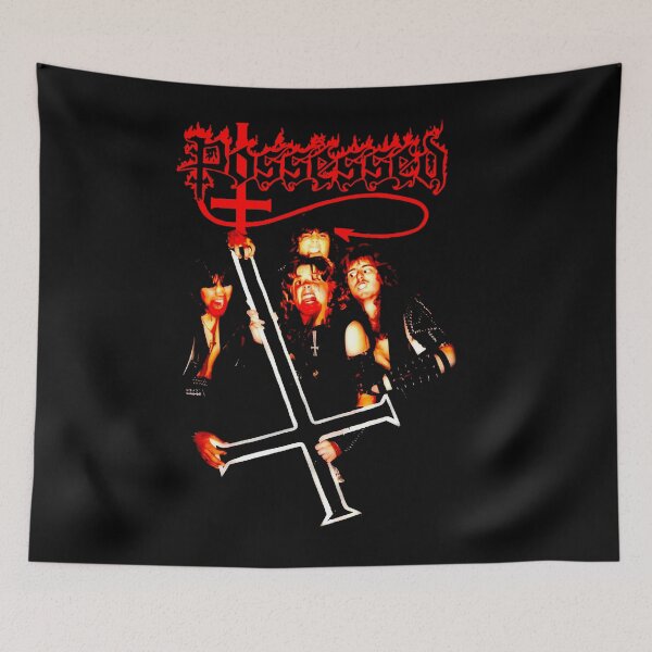 Item preview, Red Sillhouette  Old School Death Metal Band designed and sold by FourtyNinen.