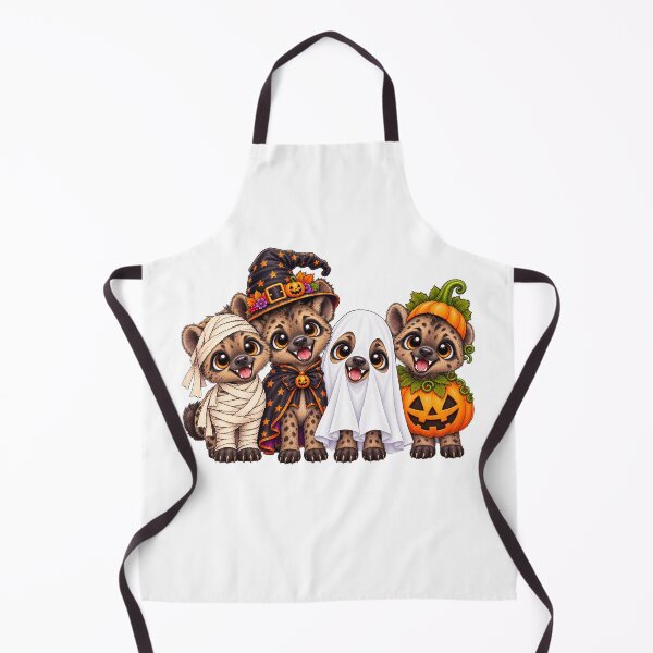 Item preview, hyena Pumpkin Halloween Ghost hyenas designed and sold by QuiteOrbit.