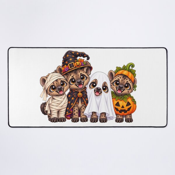 Item preview, hyena Pumpkin Halloween Ghost hyenas designed and sold by QuiteOrbit.