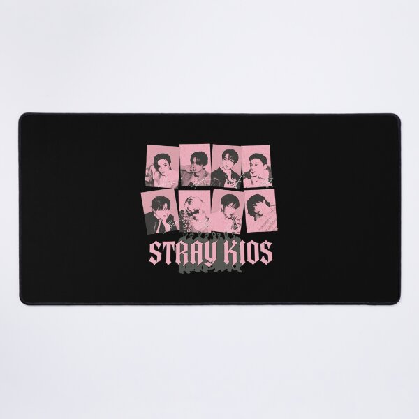 Item preview, Stray Kids Group Photo Pink Kpop  designed and sold by AmyDomin586721.