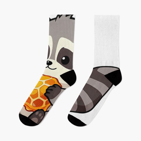 Item preview, Cute Chubby Raccoon Hugging Sweet Honeycomb designed and sold by pumsquare.