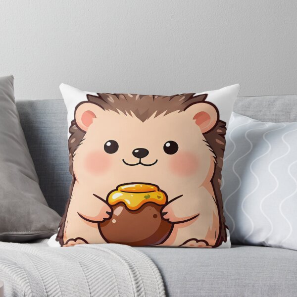 Item preview, Cute Baby Hedgehog Hugging Mini Honey Pot designed and sold by pumsquare.