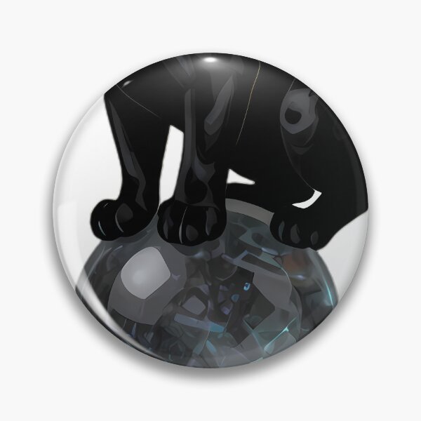 Item preview, Gothic Black Panther Smoky Quartz Orb designed and sold by IllumeInk.