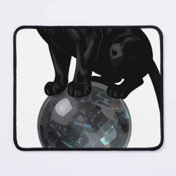 Item preview, Gothic Black Panther Smoky Quartz Orb designed and sold by IllumeInk.
