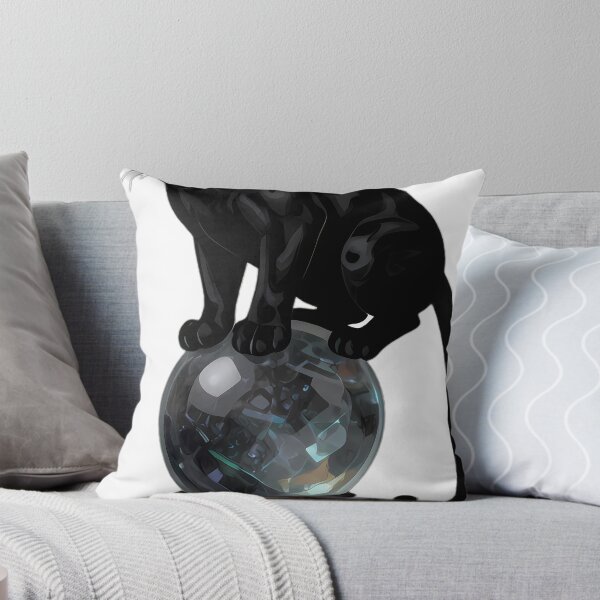 Item preview, Gothic Black Panther Smoky Quartz Orb designed and sold by IllumeInk.
