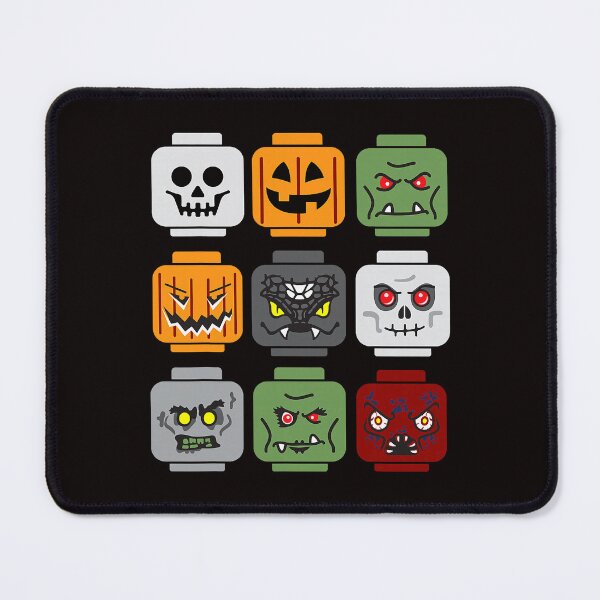 Item preview, Halloween Building Brick Head Pumpkin Ghost Zombie designed and sold by torildorxop.