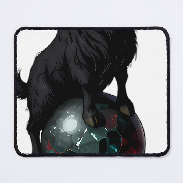 Item preview, Gothic Black Goat Bloodstone Scrying Orb designed and sold by IllumeInk.
