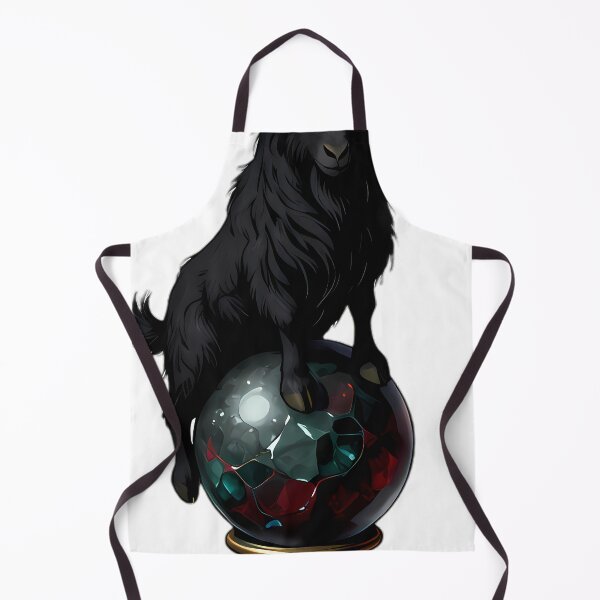Item preview, Gothic Black Goat Bloodstone Scrying Orb designed and sold by IllumeInk.