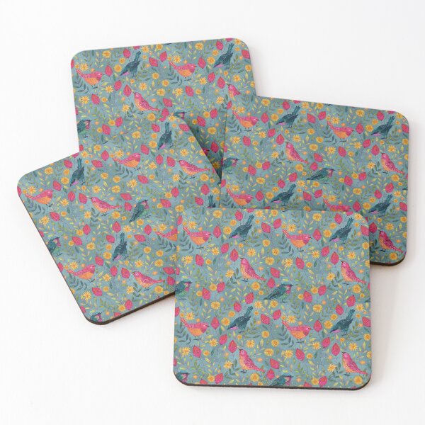 Item preview, Finches - Blue Grey designed and sold by inkedinred.