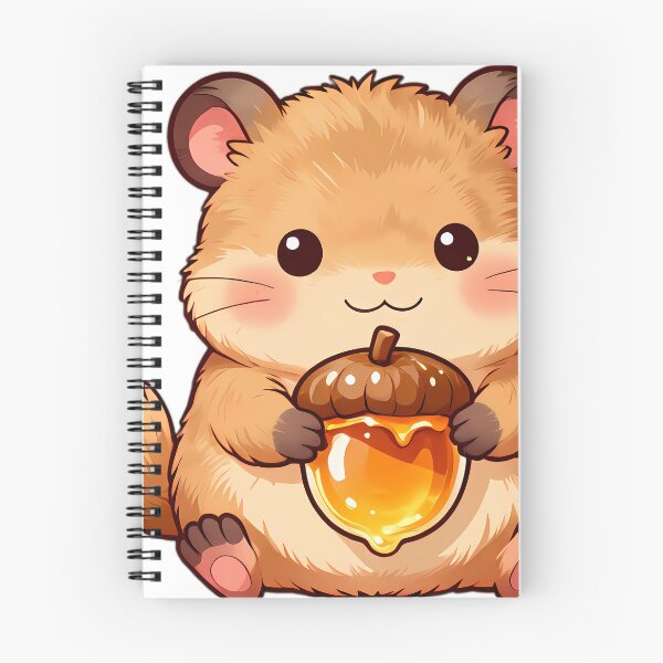 Item preview, Cute Dormouse Cuddling Acorn Cap Honey Pot designed and sold by pumsquare.