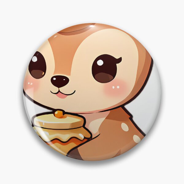 Item preview, Cute Baby Deer Fawn Hugging Honey Pot designed and sold by pumsquare.