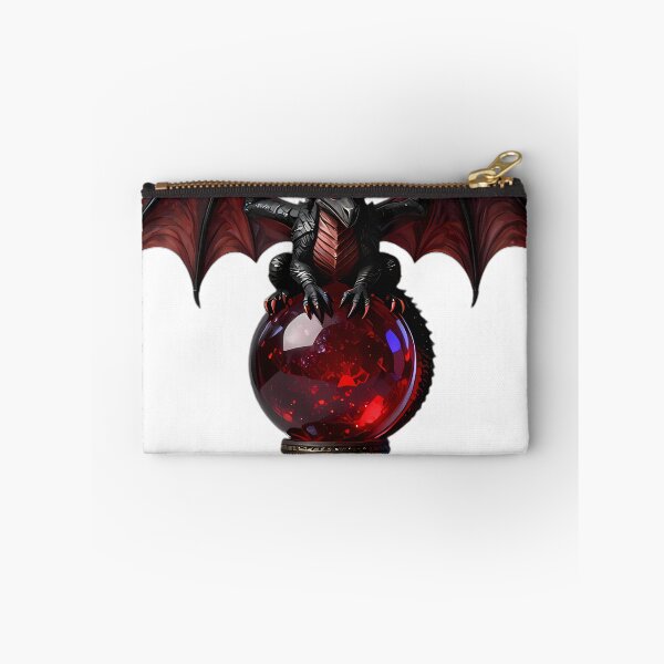 Item preview, Gothic Dragon Hatchling Ruby Scrying Orb designed and sold by IllumeInk.