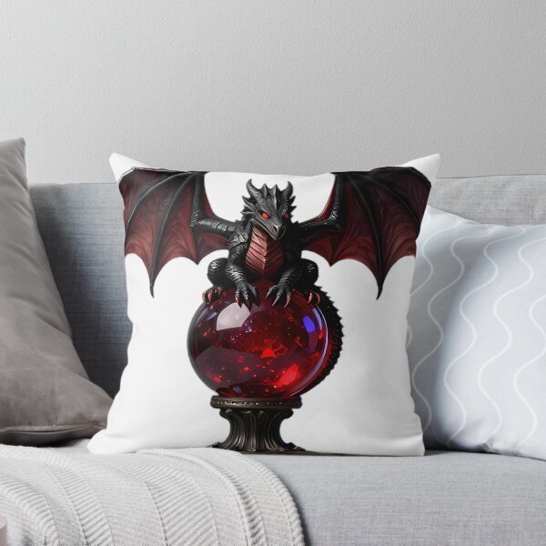 Item preview, Gothic Dragon Hatchling Ruby Scrying Orb designed and sold by IllumeInk.