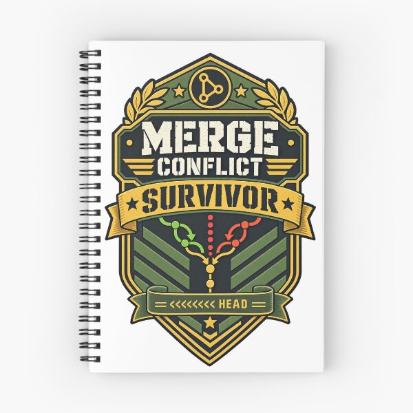 Item preview, Merge Conflict Survivor Funny Git Programmer Gift designed and sold by ys96.