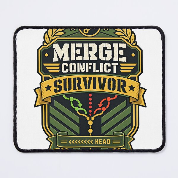 Item preview, Merge Conflict Survivor Funny Git Programmer Gift designed and sold by ys96.