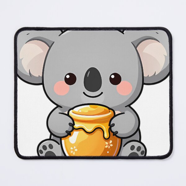 Item preview, Cute Baby Koala Hugging Golden Honey Pot designed and sold by pumsquare.
