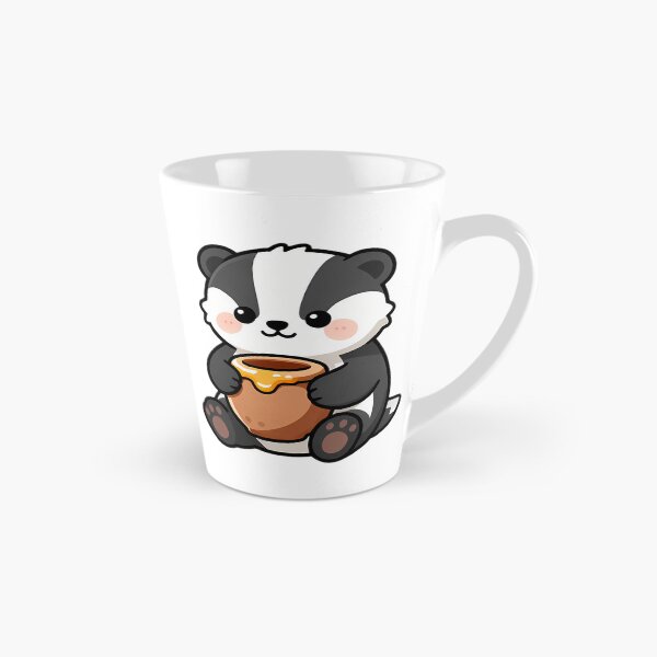 Item preview, Cute Baby Badger Hugging Forest Honey Crock designed and sold by pumsquare.