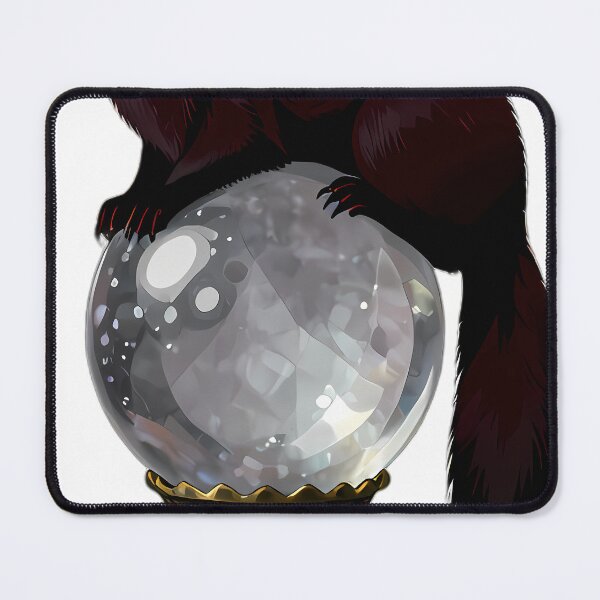 Item preview, Gothic Ermine Rose Quartz Scrying Orb designed and sold by IllumeInk.
