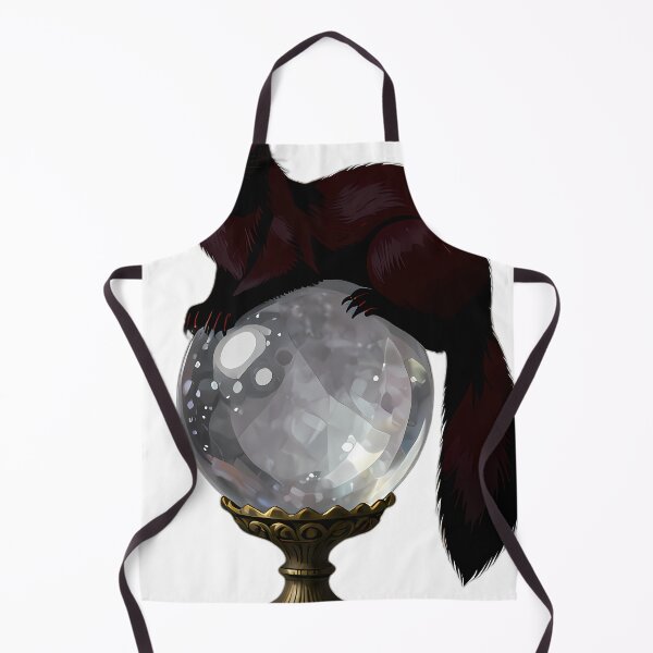 Item preview, Gothic Ermine Rose Quartz Scrying Orb designed and sold by IllumeInk.