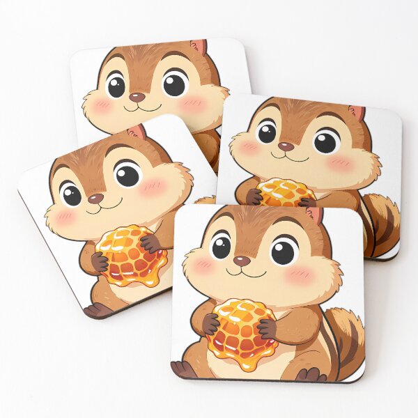 Item preview, Cute Baby Chipmunk Hugging Golden Honeycomb designed and sold by pumsquare.