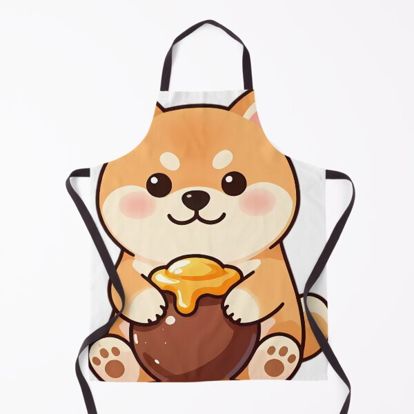 Item preview, Cute Shiba Inu Puppy Hugging Glazed Honey Pot designed and sold by pumsquare.