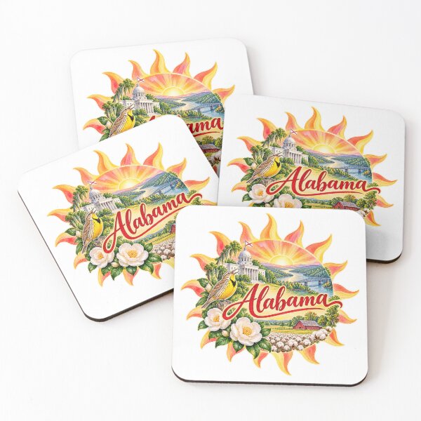 Item preview, Heart of Dixie State Sun designed and sold by Whimspired By Paxx.