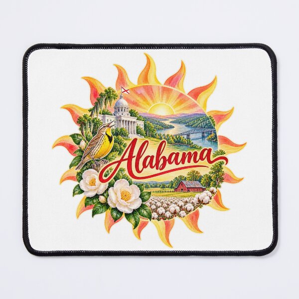 Item preview, Heart of Dixie State Sun designed and sold by Whimspired By Paxx.