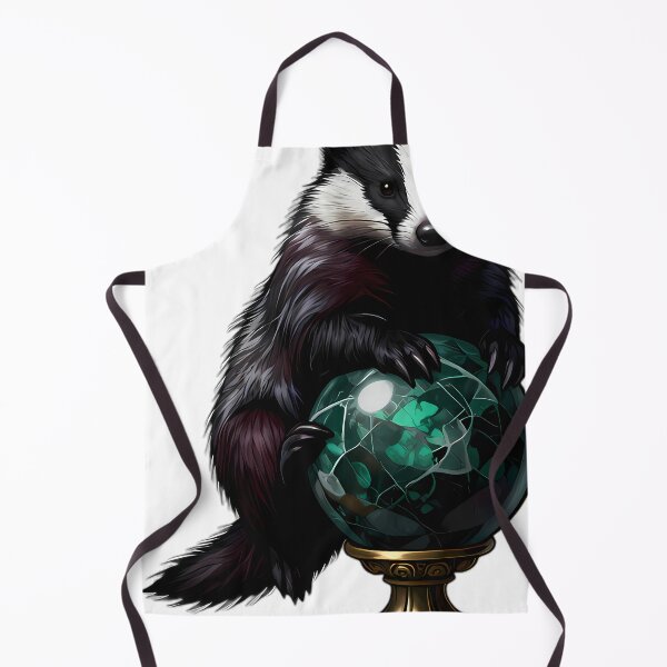 Item preview, Gothic Forest Badger Jade Scrying Orb designed and sold by IllumeInk.