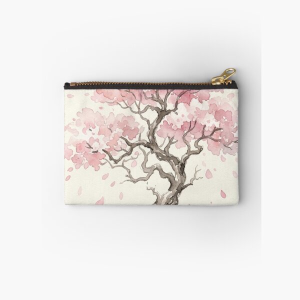 Item preview, Cherry Blossom Bonsai Art Print - Watercolor Sakura Wall Decor designed and sold by Purrfecta.