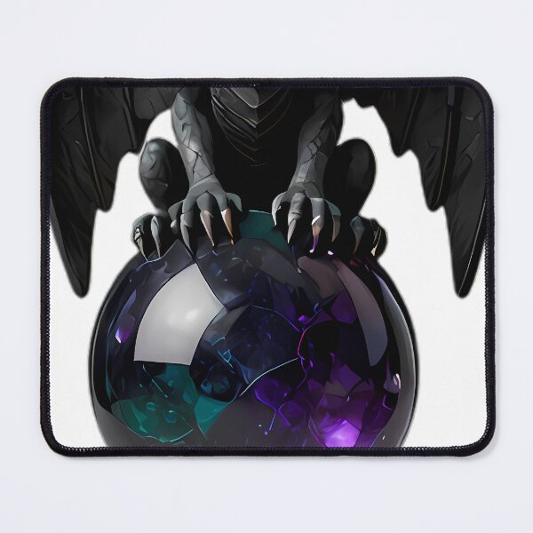 Item preview, Gothic Gargoyle Rainbow Fluorite Orb designed and sold by IllumeInk.