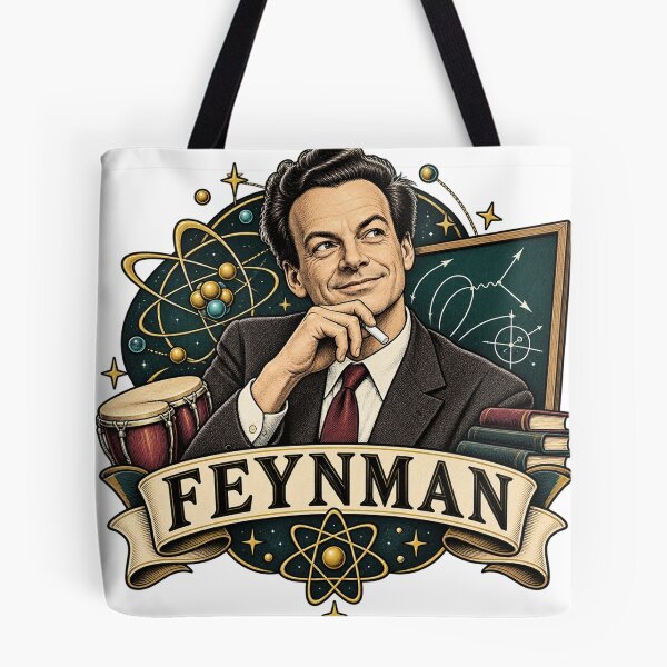 Artikelvorschau, Richard Feynman Vintage Science entworfen und verkauft von sublidesign.