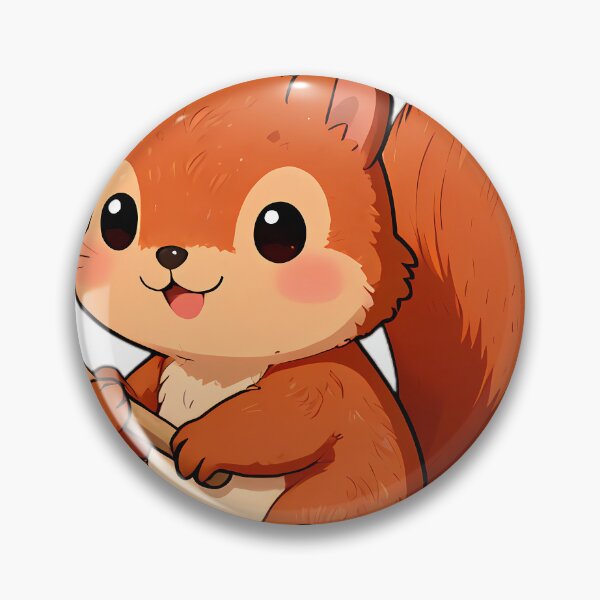 Item preview, Cute Baby Red Squirrel Hugging Honey Dipper designed and sold by pumsquare.