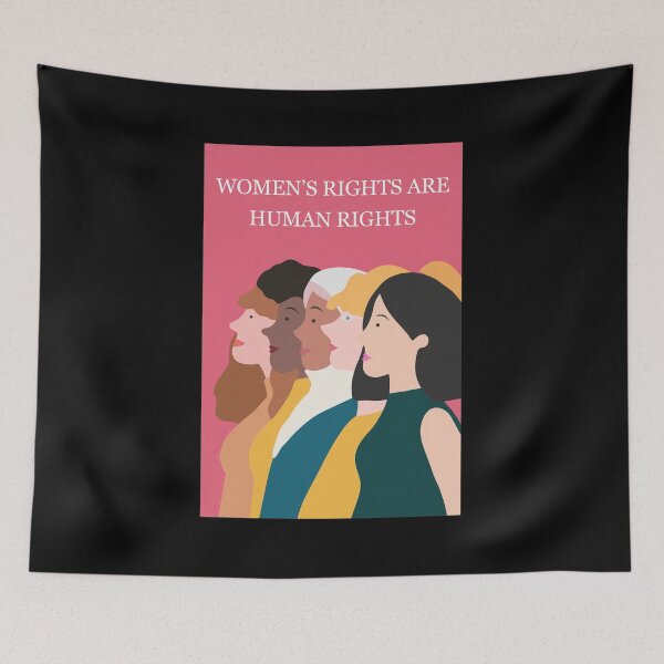 Item preview, Women's Rights Human Rights Protest Art Print designed and sold by Jalynehnerdfg.