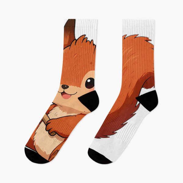 Item preview, Cute Baby Red Squirrel Hugging Honey Dipper designed and sold by pumsquare.