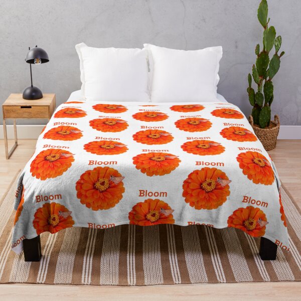 Item preview, Bloom, Orange flower with moth designed and sold by Josephine Ethereal.