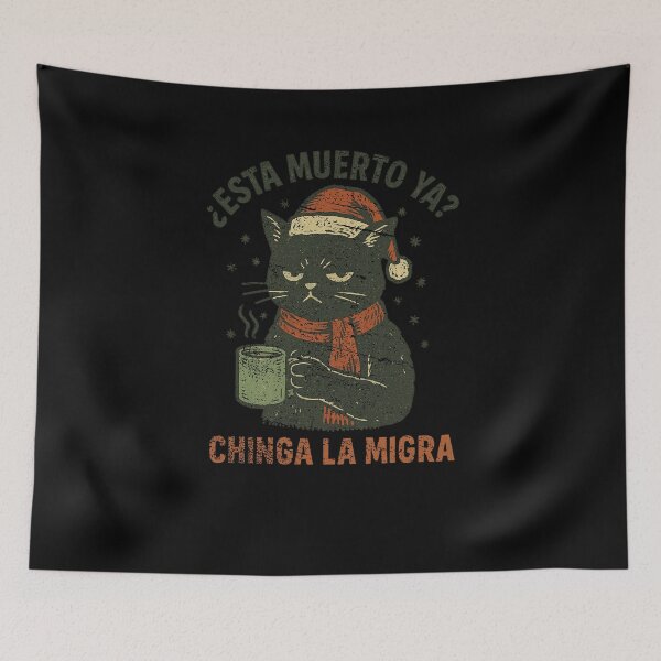Item preview, Grumpy Cat Esta Muerto Ya Funny Sarcastic Holiday Design designed and sold by QLShop.