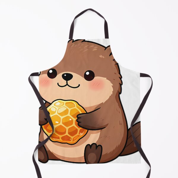 Item preview, Cute Baby Beaver Hugging Golden Honeycomb designed and sold by pumsquare.