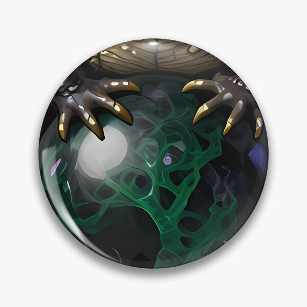 Item preview, Gothic Occult Toad Moss Agate Orb designed and sold by IllumeInk.