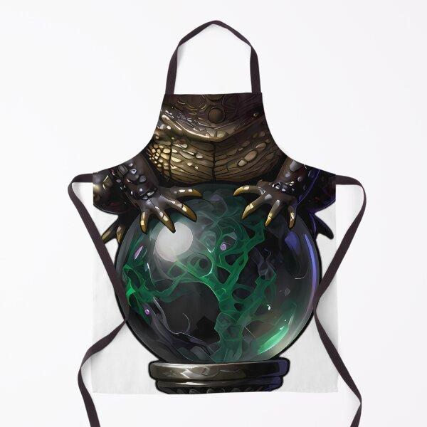 Item preview, Gothic Occult Toad Moss Agate Orb designed and sold by IllumeInk.